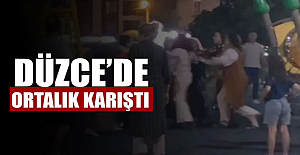 İKİ KADIN GRUBU ARASINDA YAŞANAN KAVGA KAMERALARA YANSIDI