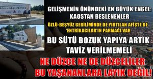 “ALLAH’TAN YAĞMUR İSTEYELİM YOKSA YANIYORUZ”