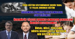 “EĞİTİM SİSTEMİ OLMAZSA, EĞİTİLEN TOPLUMUN UŞAĞI OLURUZ”