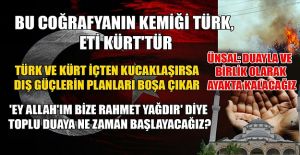 ORMAN YANGINLARIYLA KAVRULAN ÜLKEMİZ İÇİN YAĞMUR DUASI ÇAĞRISI
