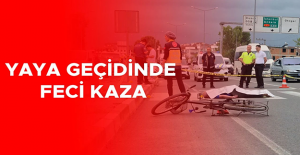 SERVİS ARACININ ÇARPTIĞI YAYA HAYATINI KAYBETTİ