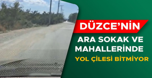 VATANDAŞLAR YOLLARIN BOZUKLUĞUNDAN DERT...