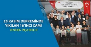 ARDIÇDİBİ KÖY CAMİ DÜZENLENEN TÖRENLE İBADETE AÇILDI