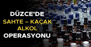 LİTRELERCE SAHTE – KAÇAK ALKOL ELE GEÇİRİLDİ