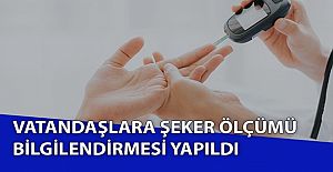 81 İLDE OLDUĞU GİBİ İLİMİZDE DE ŞEKER TÜKETİMİNE DİKKAT ÇEKİLDİ