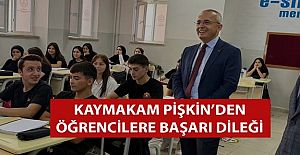 AKÇAKOCA KAYMAKAMI PİŞKİN’DEN AKÇAKOCA LİSESİ’NE ZİYARET