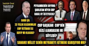 CHP’Lİ BAŞKANDAN HZ. PEYGAMBERE ALENİ HAKARET!