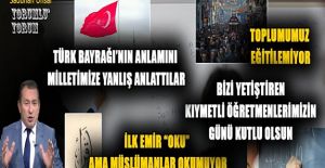 ÖĞRETMENLERİMİZİN ELLERİNİ SAYGIYLA ÖPELİM