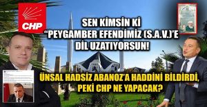 PEYGAMBERİN SOYUNA ŞARLATAN”...