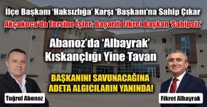 ÜNSAL: ALBAYRAK HAVLU ATARSA ‘ABANOZ...