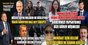 DÜZCE’YE MENFAAT İÇİN GELDİLER HİZMET İÇİN DEĞİL!