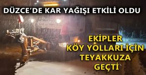 İL GENELİNDE KARLA MÜCADELE ÇALIŞMALARI...