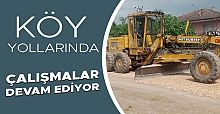 İKİ KÖY YOLU DAHA GÜVENLİ HALE GETİRİLDİ