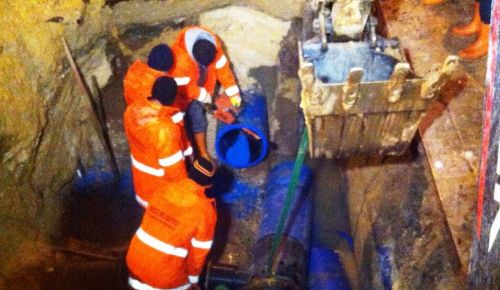 VATANDAŞI SUSUZ BIRAKMAMAK İÇİN GECE ÇALIŞTILAR