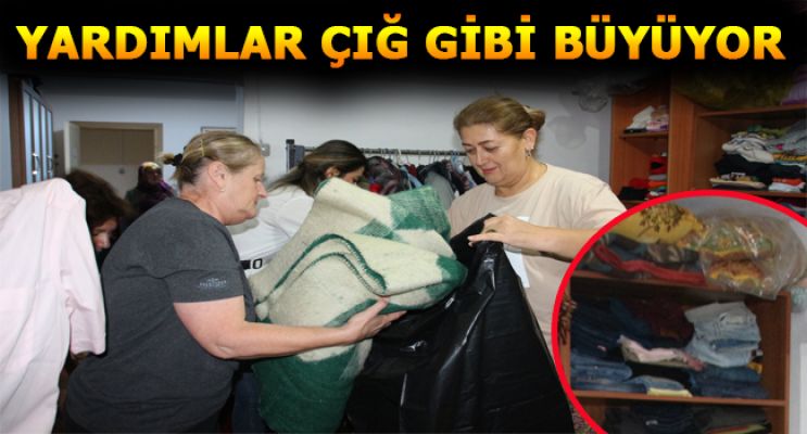 YARDIMLAR ÇIĞ GİBİ BÜYÜYOR