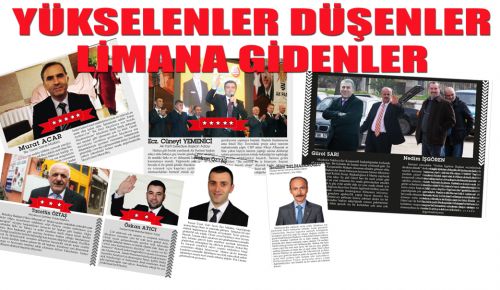 YÜKSELENLER DÜŞENLER LİMANA GİDENLER MART 2014